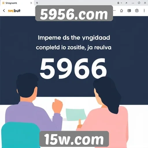 Experiência do usuário em 5956.com